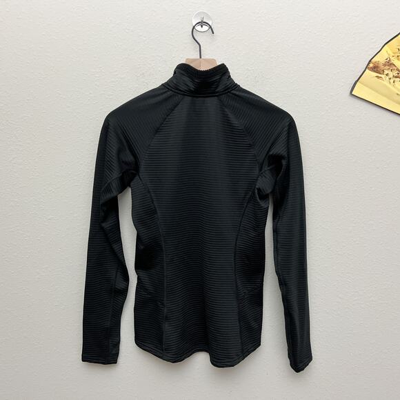 outdoor research black women's tech grid quarter zip fleece pullover thermal top - Picture 5 of 7